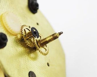 mechanism clock gears brass movement clock parts alarm clock repair steampunk parts brass clock broken clockworks parts mechanical clock