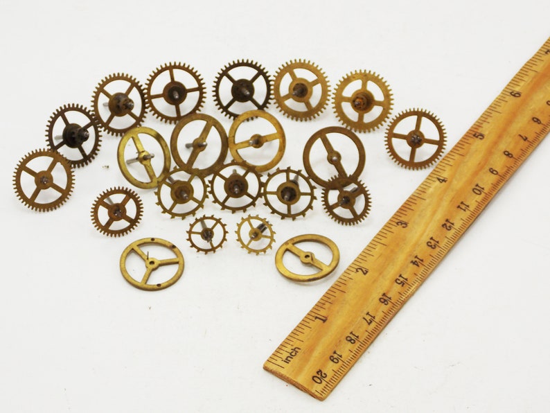 Clock Gears Clock Parts Watch Gears Watch Parts Clock Pieces Etsy