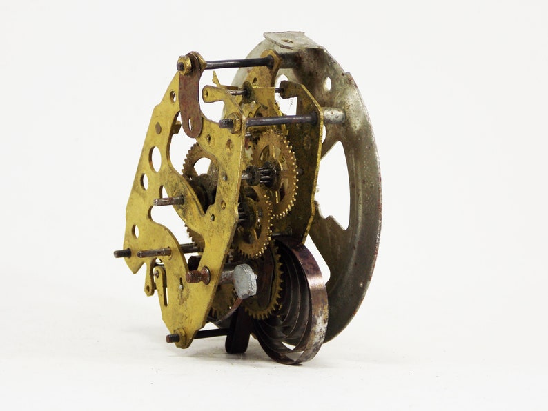 Mechanism clock repair alarm clock parts clock gears brass Etsy