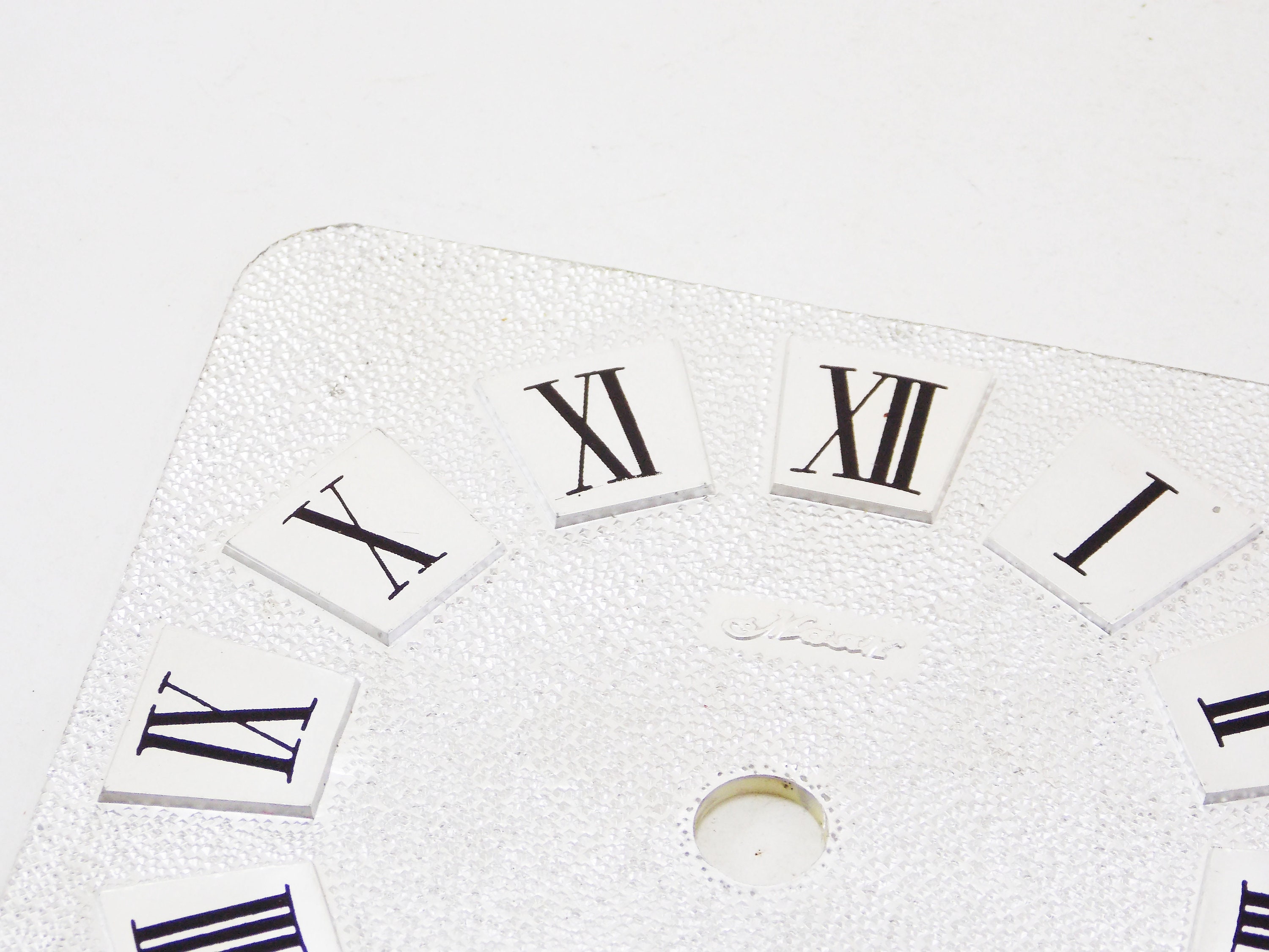 Clock face square clock dial movement clock parts clock repair Etsy