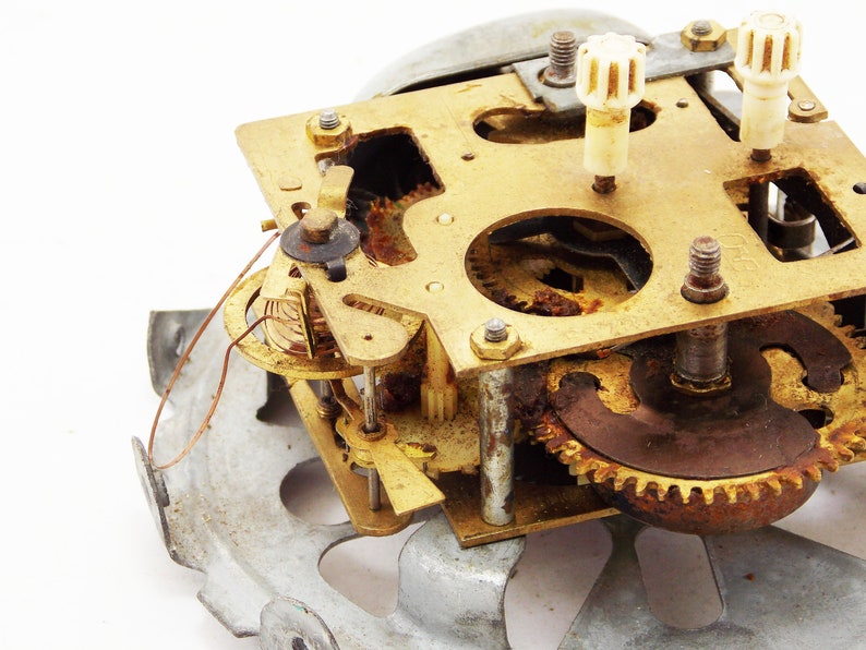 Movement clock parts alarm clock repair brass mechanism clock Etsy