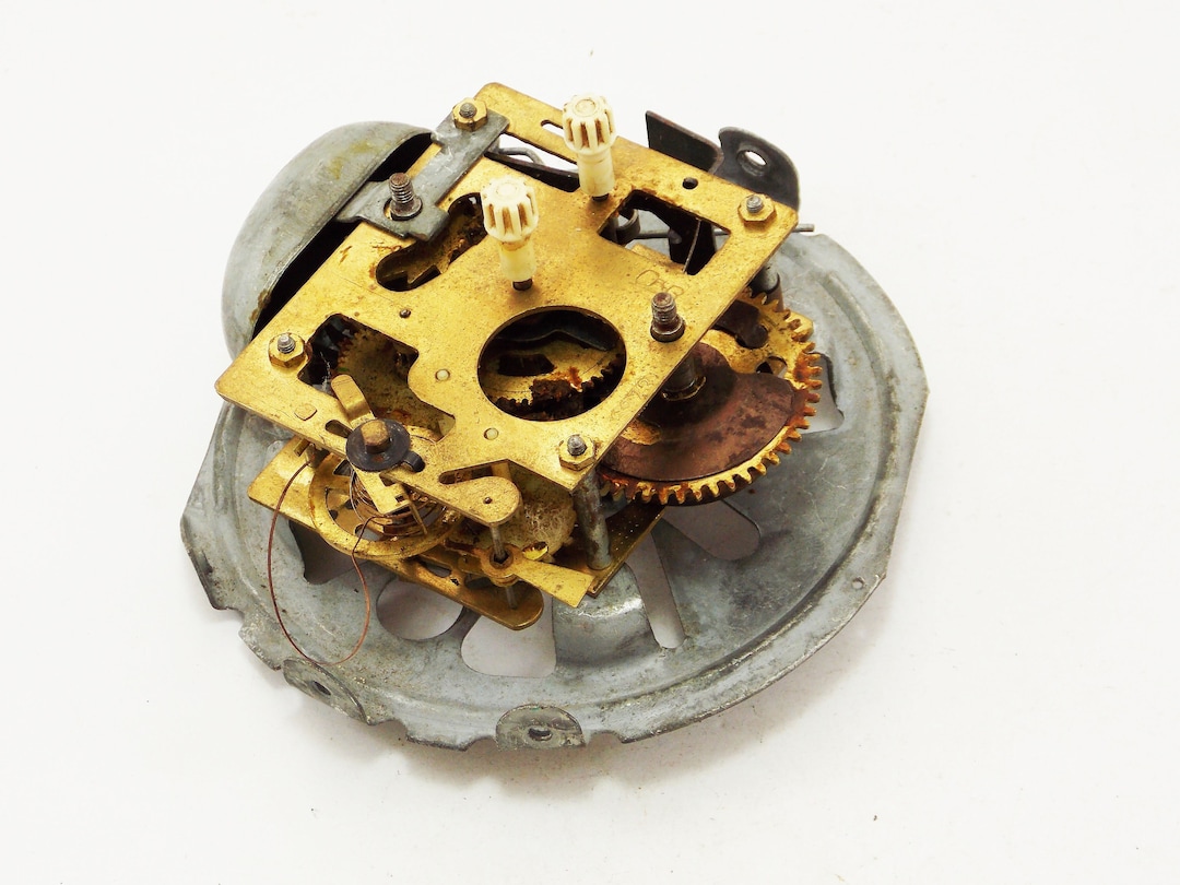 Movement Clock Parts Alarm Clock Repair Brass Mechanism Clock Gears