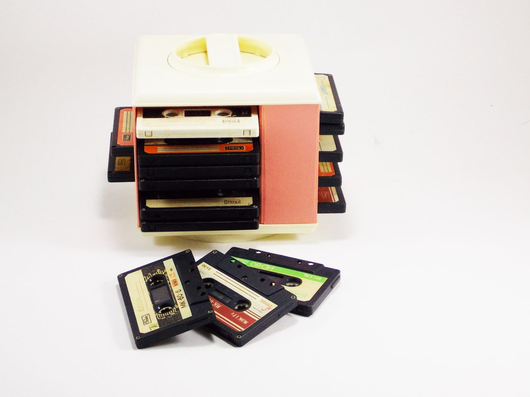 Music Box Cassette Plastic Holder Cassette Retro Cassette Player Old ...
