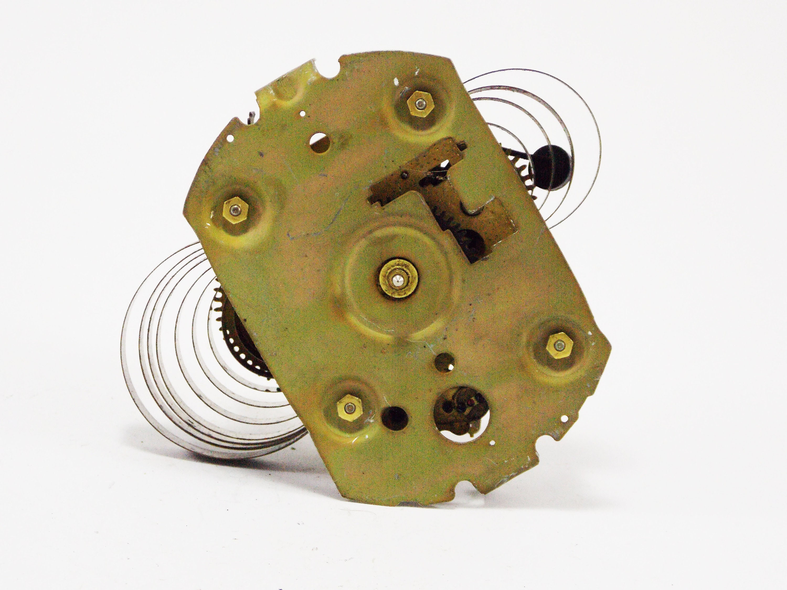 Clock parts mechanism clock repair alarm clock gears brass Etsy