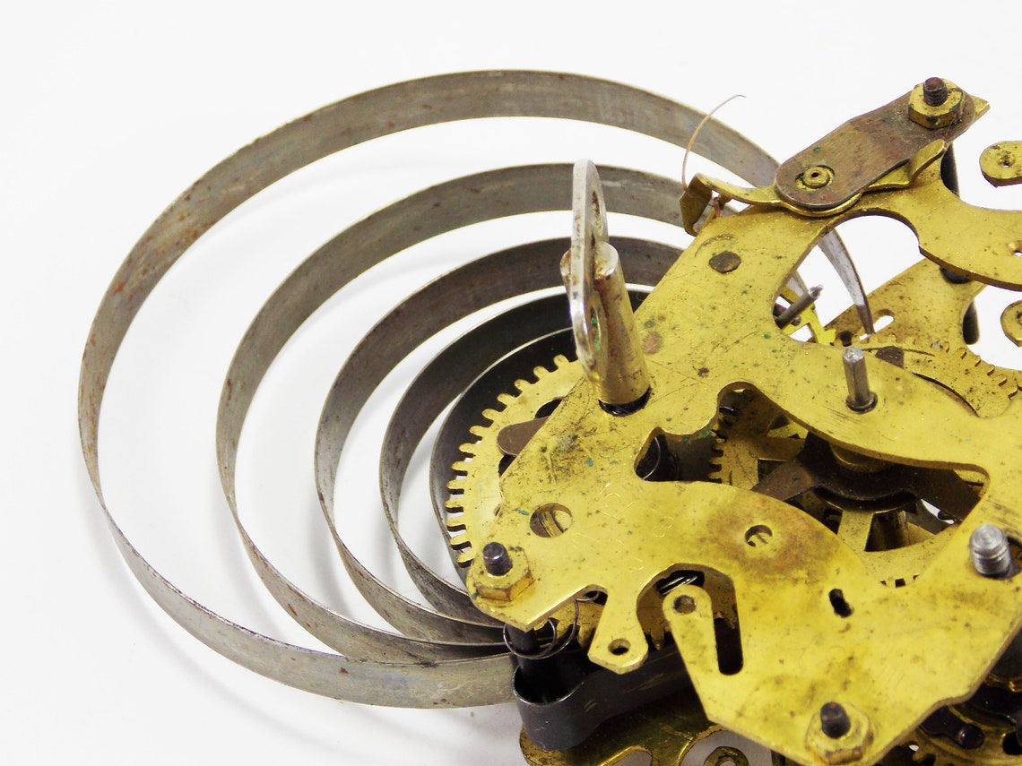 Clock parts mechanism clock repair movement clock gears brass Etsy