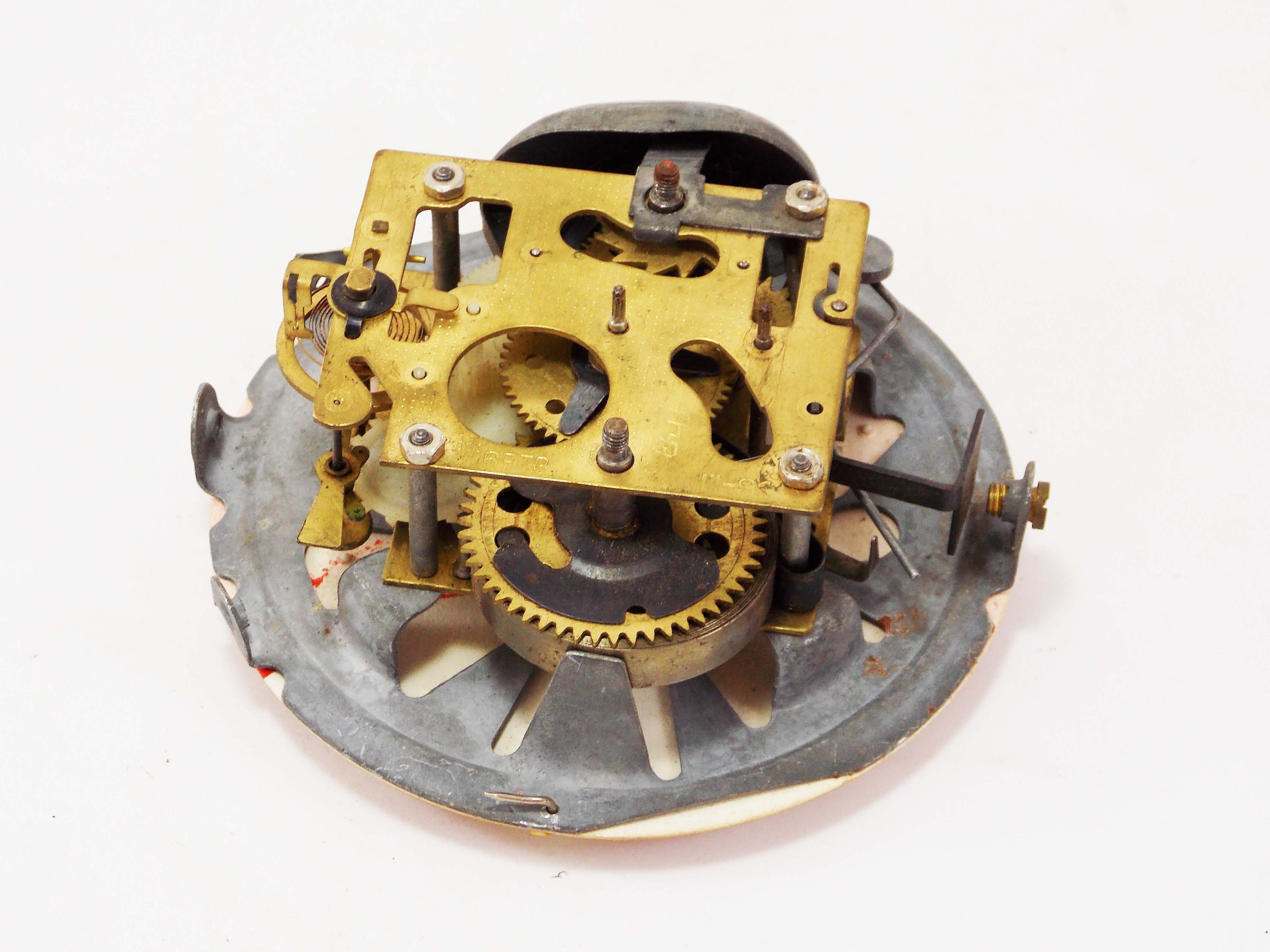 Broken clock parts brass movement clock repair steampunk Etsy