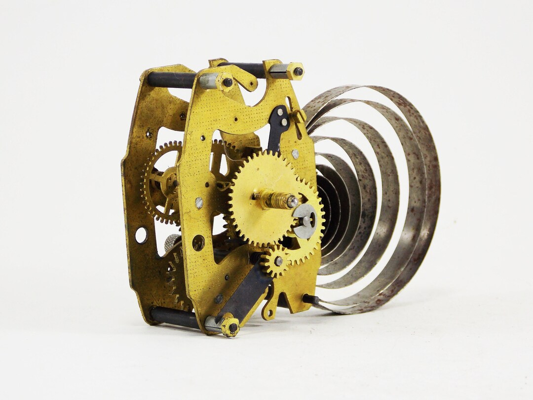 Mechanism Gears Brass Steampunk Clock Parts Movement Clock Springs ...