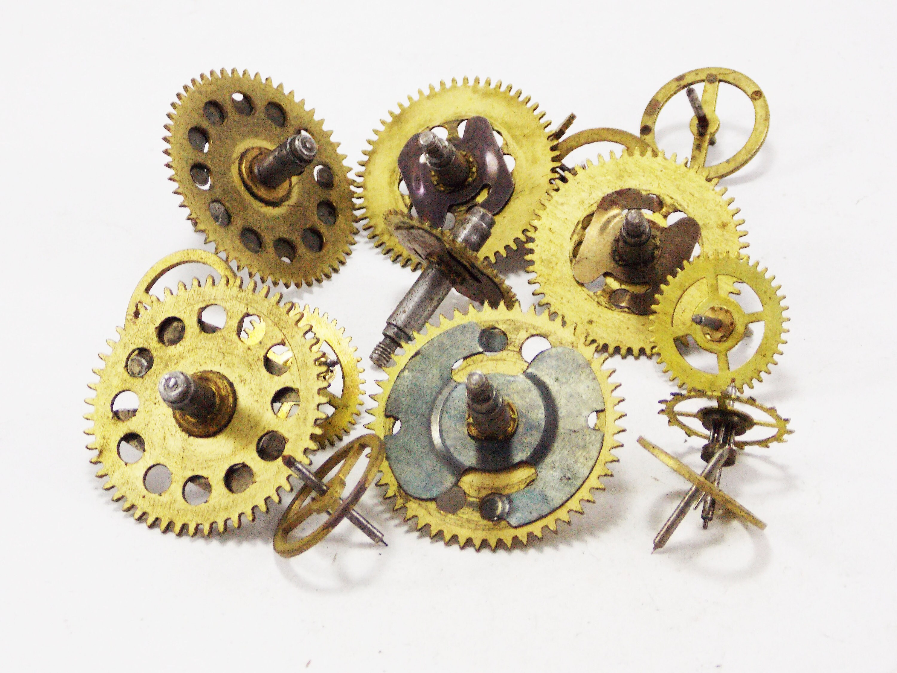 Clock parts clock gears movement clock repair mechanism clock Etsy