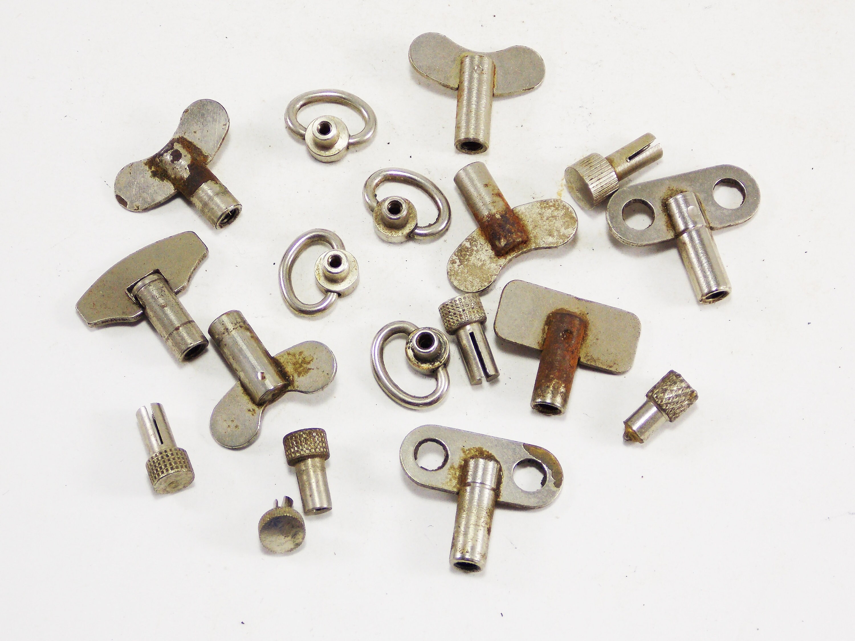 Clock keys alarm clock parts components clock metal keys Etsy