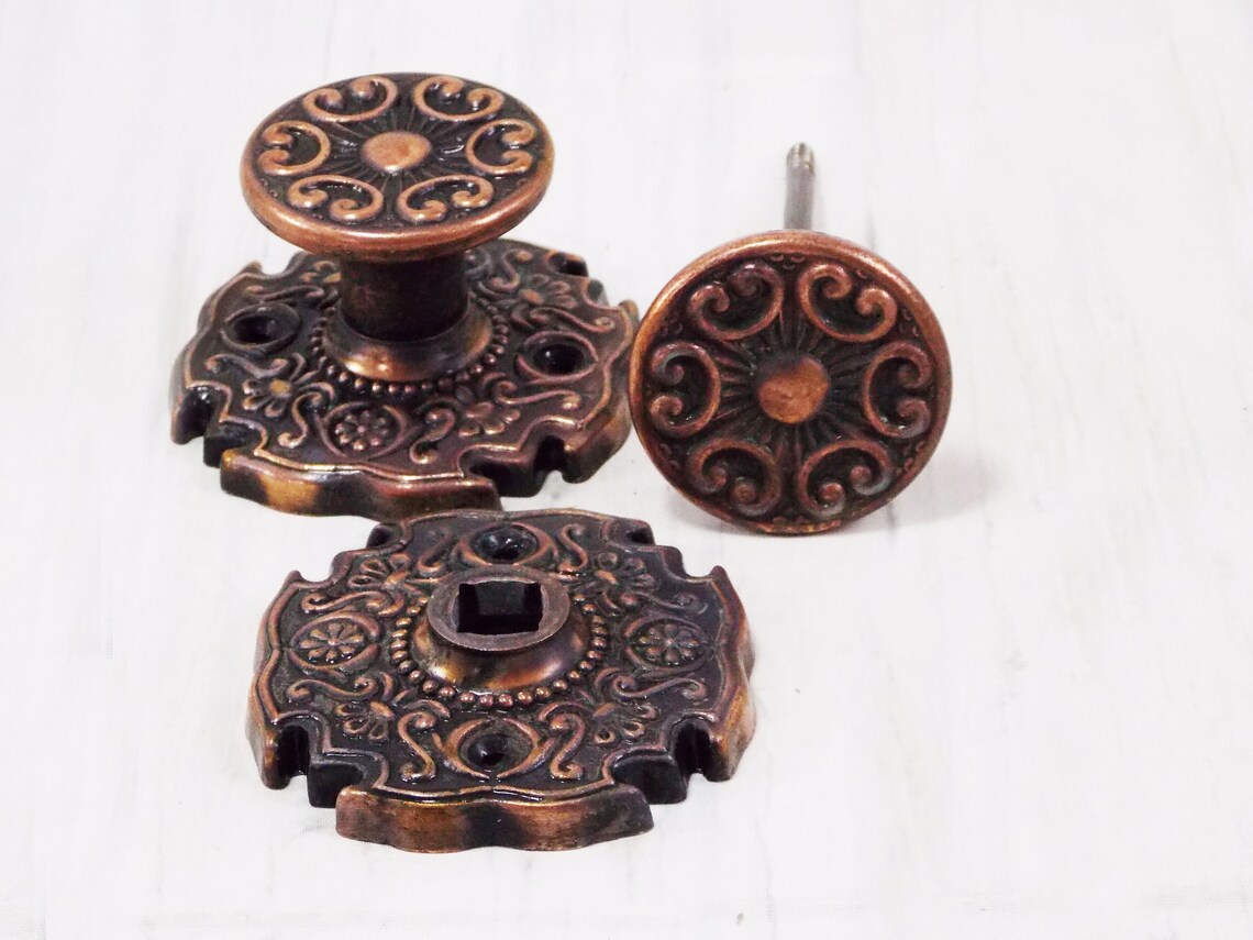 Door knobs antique rustic knobs door furniture Etsy