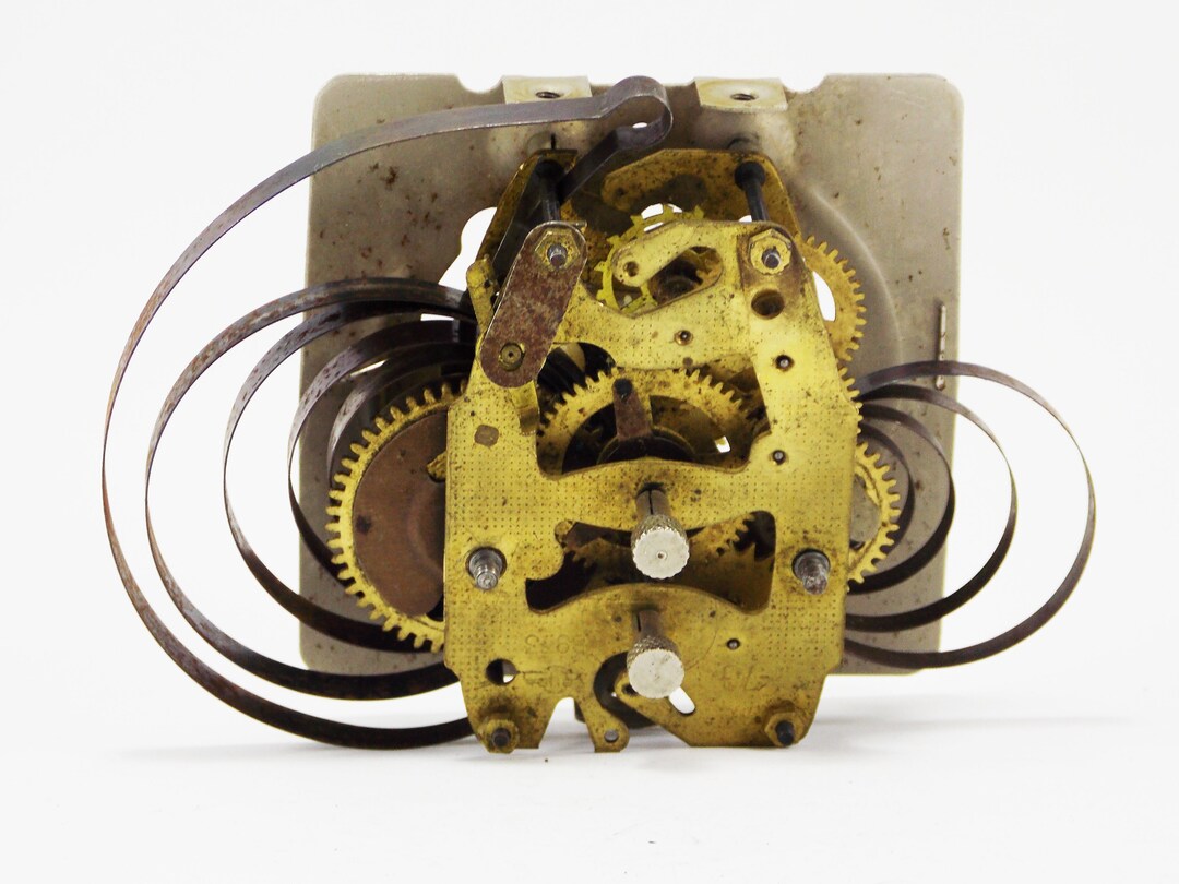 Clock Parts Clock Gears Brass Plate Mechanism Clock Repair Alarm Clock ...