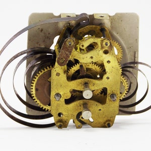 clock parts clock gears brass plate mechanism clock repair alarm clock steampunk parts brass balance watch parts mechanical clock clockwork