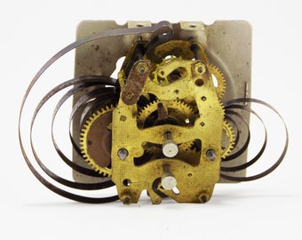 części zegara koła zębate zegara płyta mosiężna mechanizm naprawa zegara budzik steampunk części mosiężna równowaga części zegarka zegar mechaniczny mechanizm zegarowy