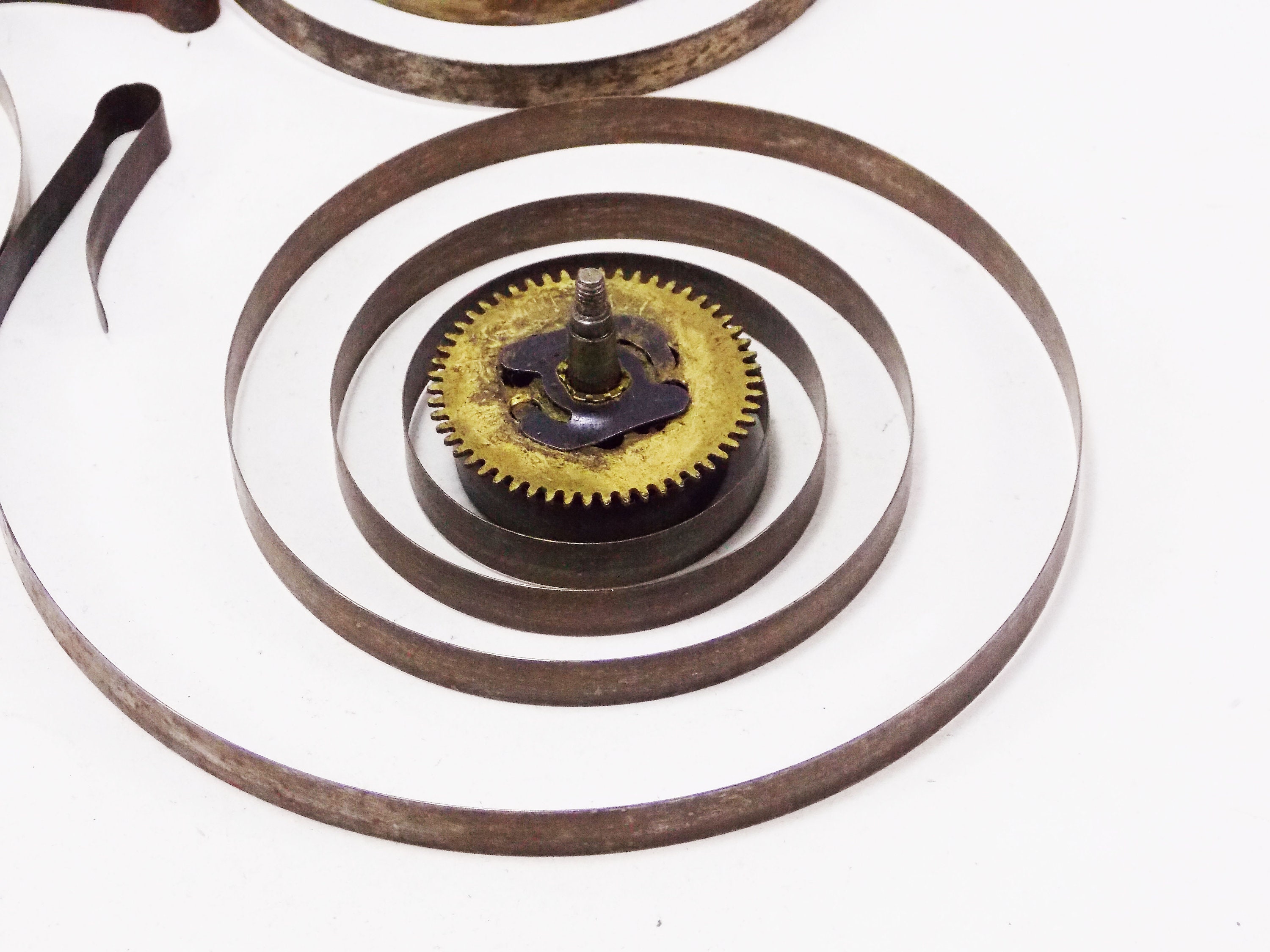 Components clock springs alarm clock parts mechanism clock Etsy