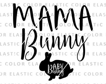 Download Mama Bunny Svg Etsy