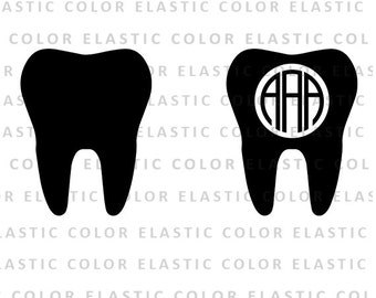 Download Tooth Monogram Svg Etsy