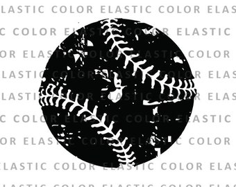 Download Distressed baseball svg | Etsy
