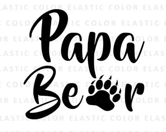 Download Papa bear svg | Etsy