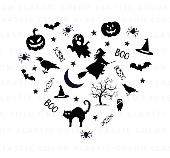Halloween Heart Png Halloween Svg Halloween Heart Svg Etsy