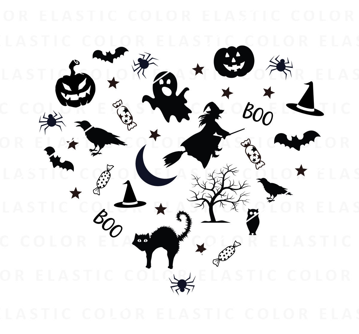 Halloween Heart Png Halloween Svg Halloween Heart Svg Etsy