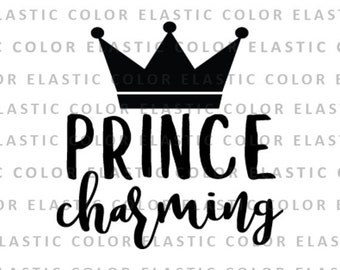 Prince charming svg file -  prince  boy graphics - prince t shirt design - digital download - cricut and cameo svg, png, dxf, eps