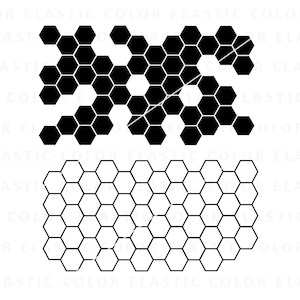 Honeycomb svg, hexagon svg, honeycomb vector clipart, honeycomb pattern cricut laser cut file and print download png, svg , dxf, eps