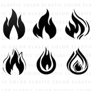 Fire svg  - flame svg - fire clip art - fire vector files -flame cut file svg, png, dxf, eps