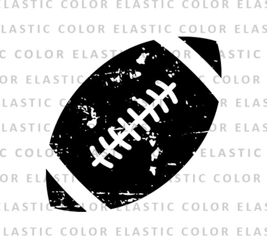 Grunge Football Svg File, Distressed Football Grunge Football Clipart