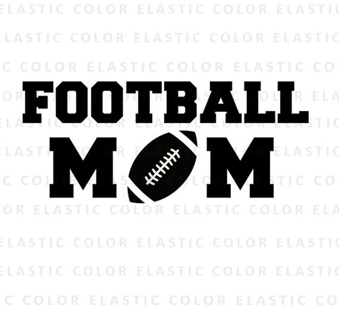 Football Mom Svg Football Clipart Football Mom Word Art Cut File for