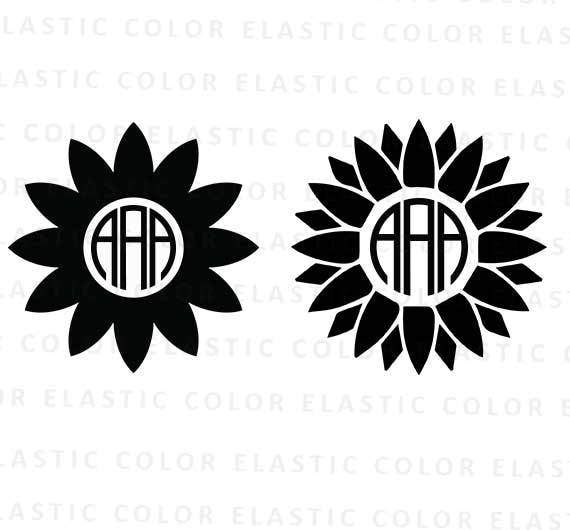 Free Free Sunflower Svg Free Black And White 369 SVG PNG EPS DXF File