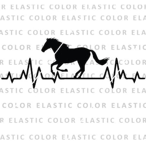Horse heartbeat svg, horse heartbeat clipart cricut and printable design svg, png, dxf, eps