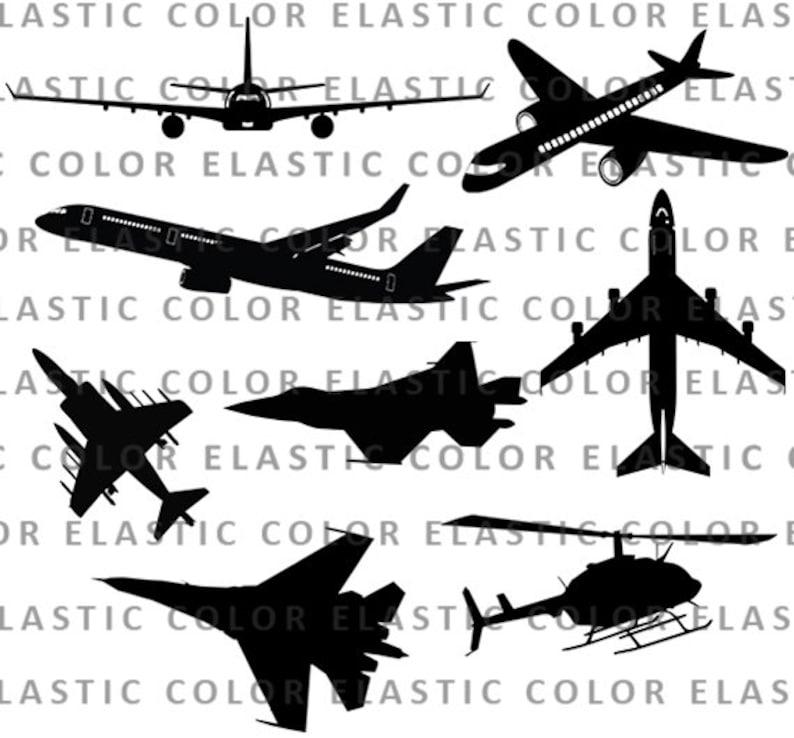 Download Airplane Svg Clipart Silhouette Eps Airplane And Aircraft Vector Files Digital Download Clip Art Svg Png Dxf Collage Sheets Craft Supplies Tools Deshpandefoundationindia Org