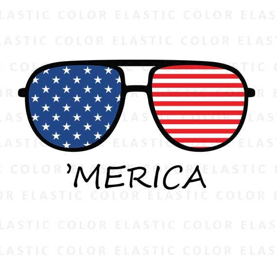 Download Merica Sunglasses Svg Fourth Of July Design America Cut Etsy