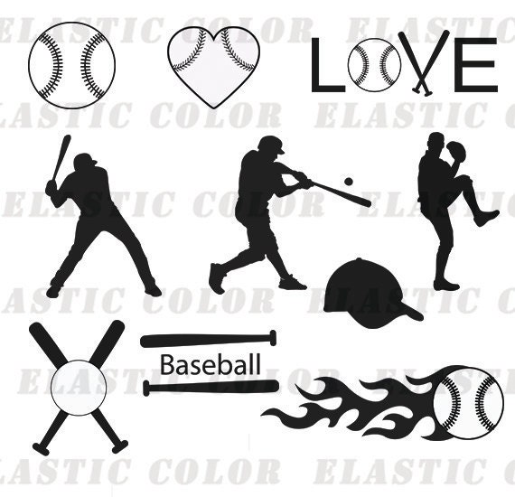 clipart baseball player