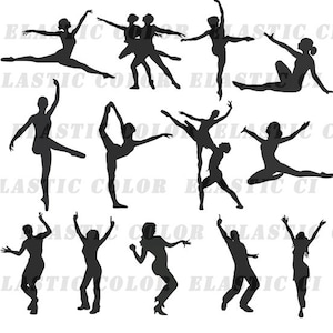 Dancer svg clipart  - Dance svg files dancer vector clip art digital download svg, png, dxf, eps