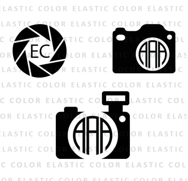 Camera Svg Camera Monogram Clipart Photography Svg | Etsy