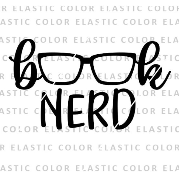 Book nerd svg, book lover cricut, book nerd saying with eye glass design  svg, png, dxf, eps