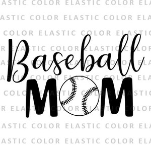 Baseball mom svg file, baseball t shirt design, handwritten baseball mom and cricut, cameo file svg, png, dxf, eps