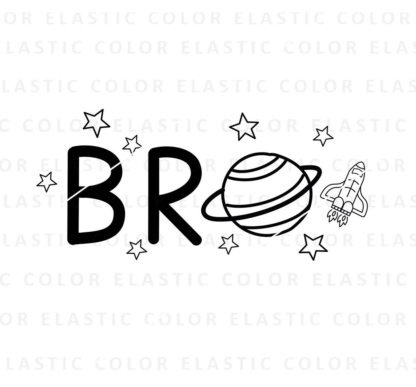 Bro Svg, Bro Space Svg, Brother Design, Galaxy Bro Cricut and Print Png ...