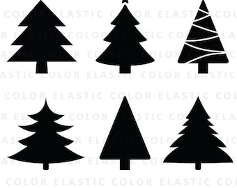 Christmas tree svg - christmas tree clipart - christmas tree cut file  svg, dxf,eps