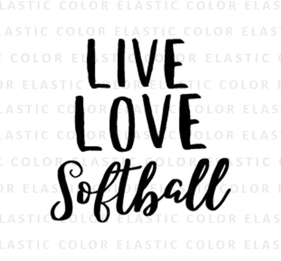 Free Free 346 Live Love Softball Svg SVG PNG EPS DXF File
