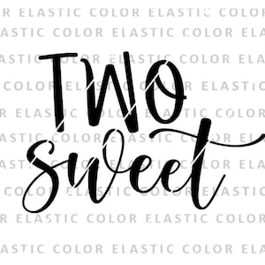Two sweet svg, two sweet girl birthday design, 2nd girl birthday saying svg png, dxf, eps