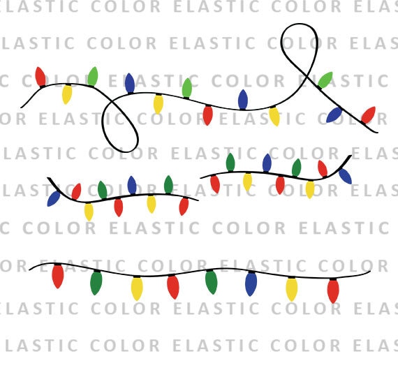 Download Free Christmas Lights Svg File Christmas Light Font Tail Etsy SVG DXF Cut File