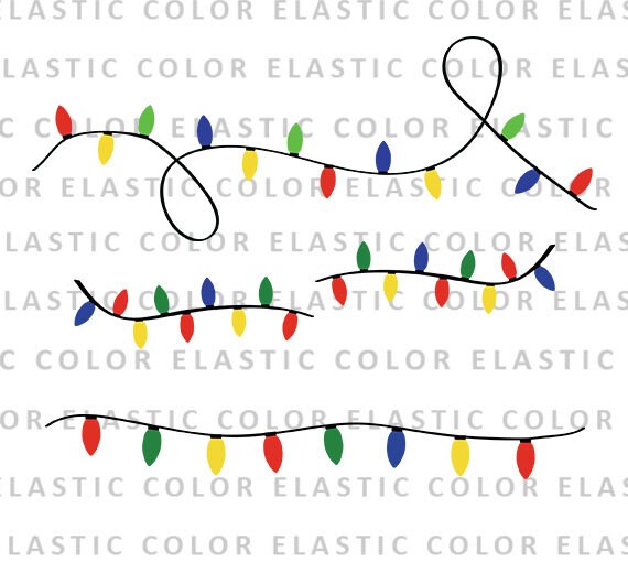 Christmas lights svg file, christmas light font tail- christmas light…