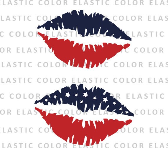 Download 4th of July lips svg fourth of july lips with star america ...