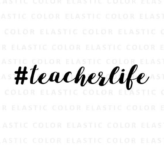 Download Teacherlife Svg Teacher Clipart Teacher Life Word Art Etsy