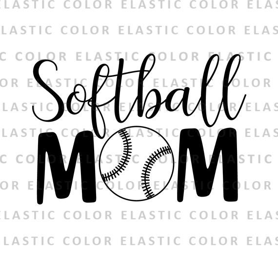 Download Softball Mom Svg File Softball T Shirt Design Handwritten Etsy