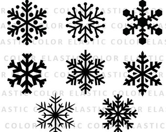 Snowflake svg - snowflake clipart -snowflake silhouette and cricut cut files - snowflake digital download svg, eps,png