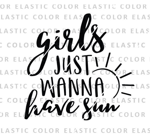 Download Girls Just Wanna Have Sun Svg Summer T Shirt Design Summer Etsy