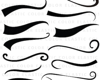 Swoosh svg - font tail- underline svg file digital download  - Swoosh Cricut cut file -text tail svg, eps, dxf, png